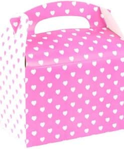 Pink & White Hearts Party Box