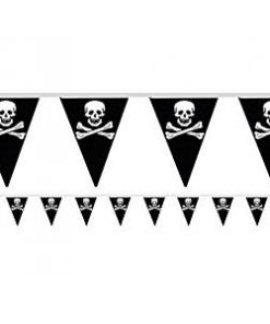 Pirate Flag Plastic Bunting