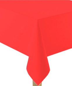 Red Party Paper Tablecover