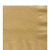 Gold lunch napkins
