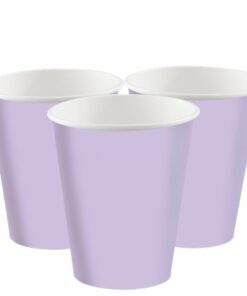 Lavender Paper Cups
