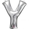 Silver Letter Y Balloon