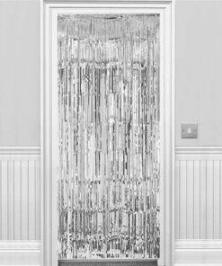 Silver Foil Door Curtain Backdrop