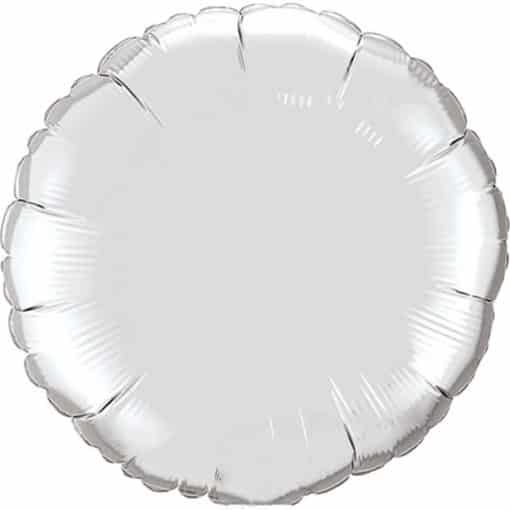 Silver Round Balloon