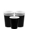Black paper cups