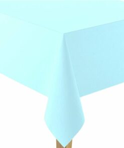 Baby Blue Paper Table Cover