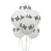 Grand Prix Themed Racing Flag Printed Latex Balloons (Pk 10)