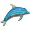 Blue Dolphin Iridescent Supershape Balloon