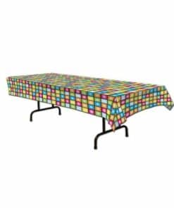 Disco Party Plastic Tablecover