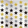 Gold and silver star string decoration