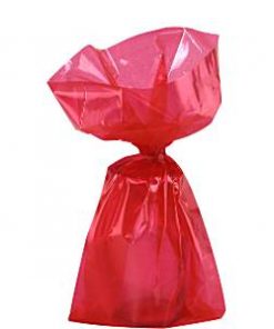 Red Small Cellophane Party Bags
