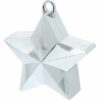 Silver Star Balloon Weight