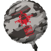 Operation Camo Helicopter Birthday Balloon