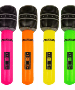 Neon Inflatable Microphone 40cm