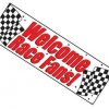 Welcome Race Fans Banner