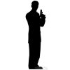 Secret Agent Male Lifesize Cardboard Cutout