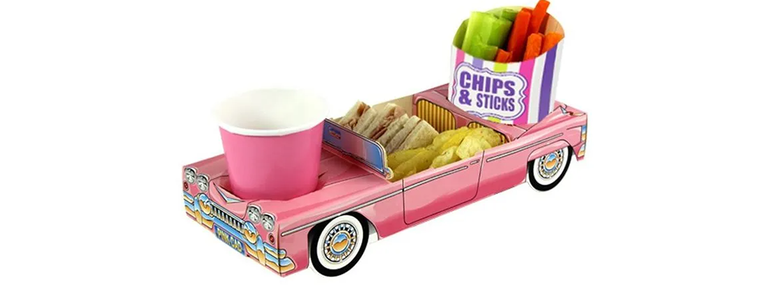 Pink Cadillac Combi Food Tray