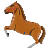 Light Brown Large Horse Balloon