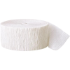 White Crepe Paper Streamer