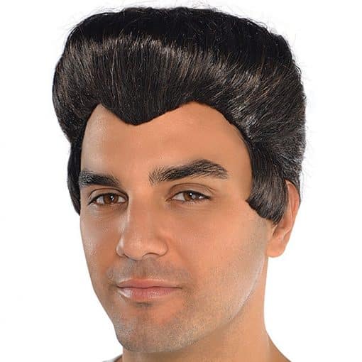 50's Greaser Black Wig