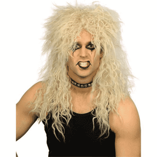 Hard Rocker Blonde Adult Wig