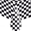 Grand Prix Black and White Checkered Plastic Party Tablecover