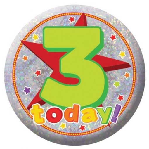 Happy 3rd Birthday Badge