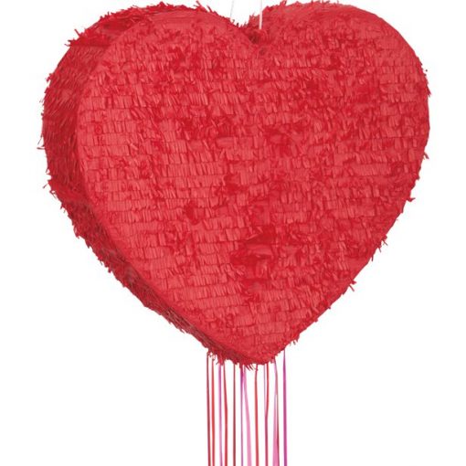 Red Heart Pull Piñata