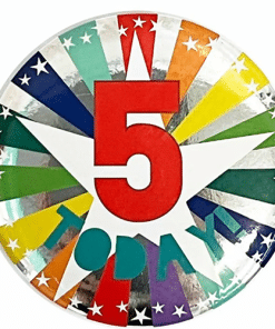 5 Today Birthday Badge
