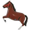 Large Brown Horse Balloon