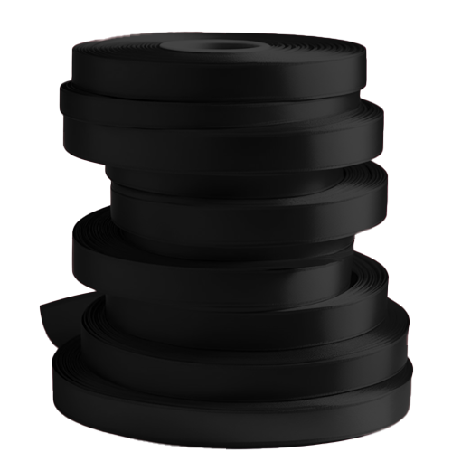 Black 10mm Satin Ribbon