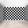 Chequered Black & White Backdrop Decoration