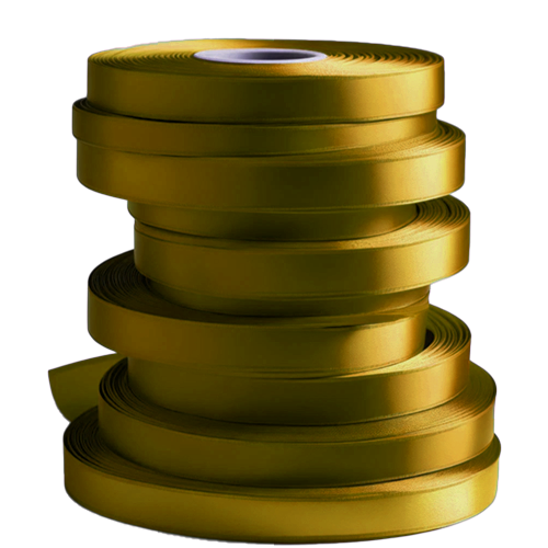 Bronze 10mm Satin Ribbon