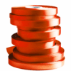 Orange 10mm Satin Ribbon