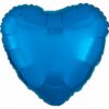 Blue Heart Balloon - 18'