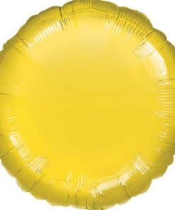 Yellow Round Balloon