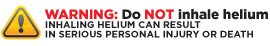 Helium Warning