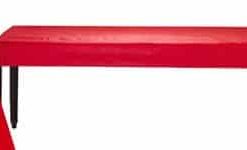 Red Banqueting Table Roll Plastic