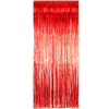 Red Shimmer Door Curtain
