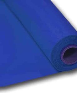 Alternative view of Royal Blue Banqueting Plastic Table Roll For Trestle Tables - 30m