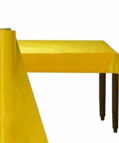 Yellow Plastic Banqueting Roll - 30m x 1m