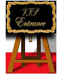 VIP Sign Cardboard Cutout - 116cm