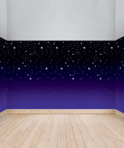 Starry Night Printed Backdrop Decoration