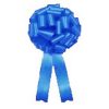 Royal Blue Large Bow Pom Pom Style Bow