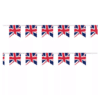 Union Jack Plastic Pennant Bunting - 2.7m