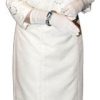 Queen Elizabeth II White Dress with Crown Cardboard cutout