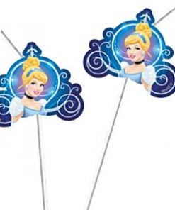 Cinderella Party Drinking Straws