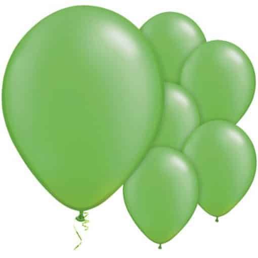 Lime Green Pearl Latex Balloons