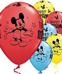 Mickey Mouse Printed Latex Balloons