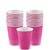 Hot Pink Party Paper Cups